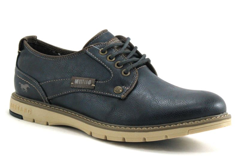 Mustang Marine Derby Casual Shoes Navy