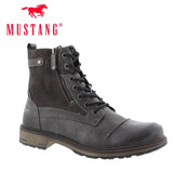 Mustang Side Zip Graphite Boots Grey