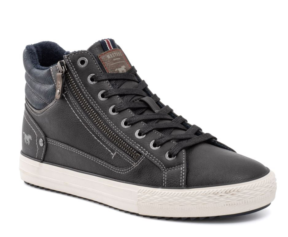 Mustang High-Top Graphite Runners Grey