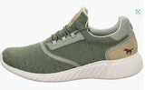 Mustang Khaki Mesh Runners Green