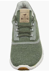 Mustang Khaki Mesh Runners Green