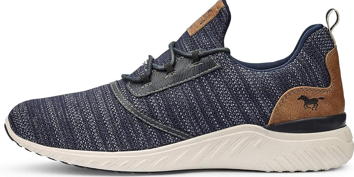 Mustang Mesh Style Lightweight Runners Navy