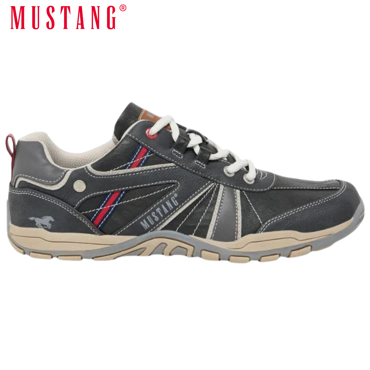 Mustang Casual Stone Walking Shoe Grey