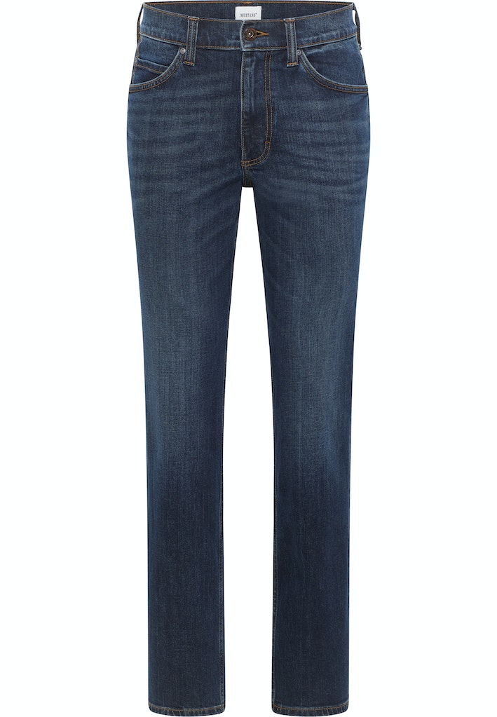 Mustang Tramper Denim Wash Stretch Jeans Blue