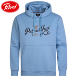 Petrol Flagstaff Logo Sky Blue Hoodie Blue