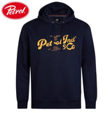 Petrol Flagstaff Logo Navy Hoodie Navy