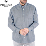 Pre End Andersen Blue Print Shirt Blue