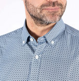 Pre End Andersen Blue Print Shirt Blue