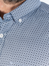 Pre End Andersen Blue Print Shirt Blue