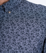 Pre End Chris Print Sapphire Shirt Navy