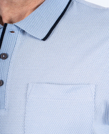 Pre End Hester Tipped Blue Polo Shirt Blue
