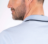 Pre End Hester Tipped Blue Polo Shirt Blue