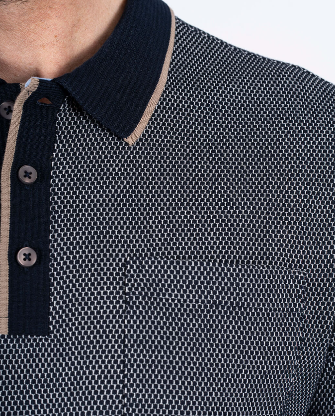 Pre End Hester Sapphire Polo Shirt Navy