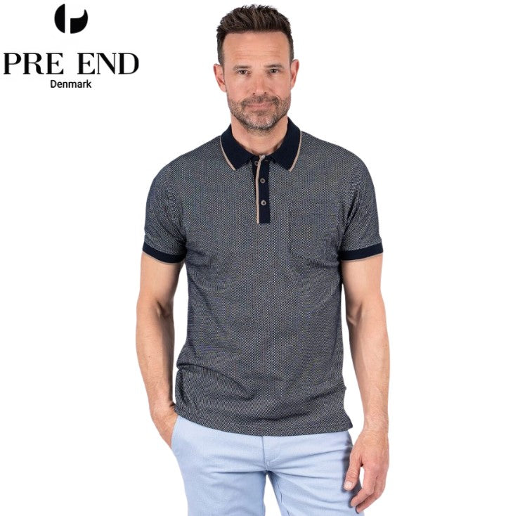 Pre End Hester Sapphire Polo Shirt Navy