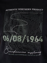 Pre End James Logo Jet Black T-Shirt Black