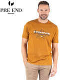 Pre End James Logo Spicy Yellow T-Shirt Yellow