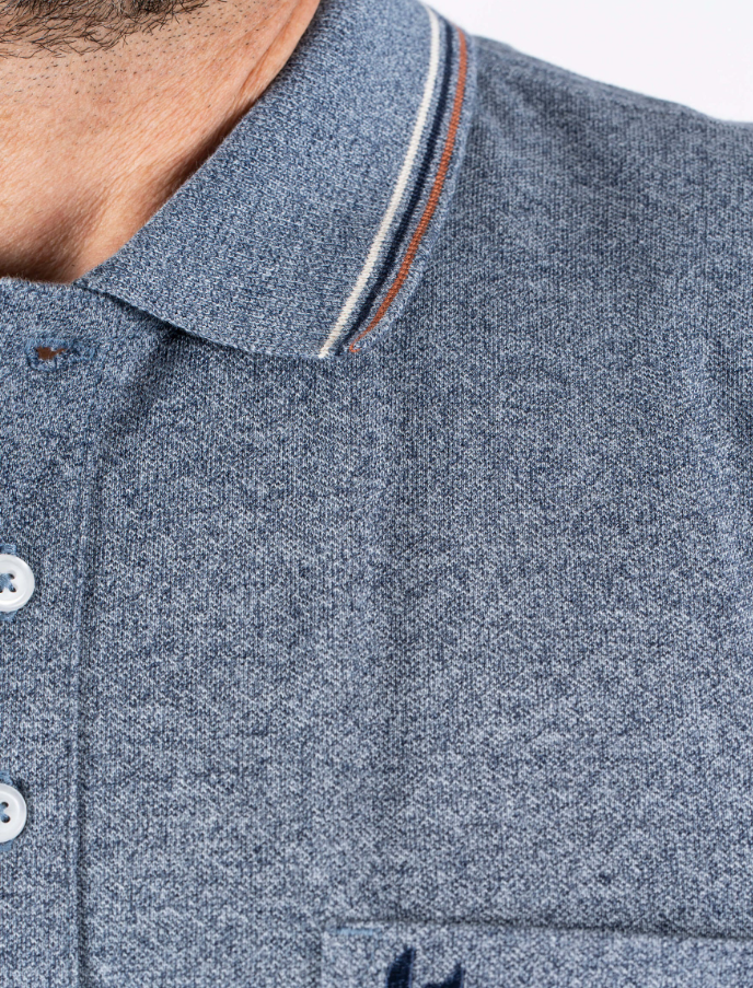 Pre End Jones Tipped Dark Navy Polo Navy
