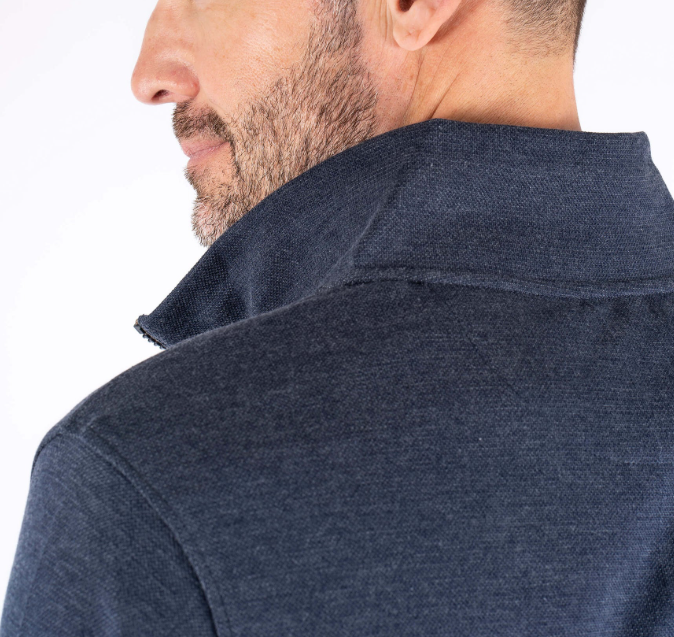 Pre End Leander 1/4 Zip Navy Navy