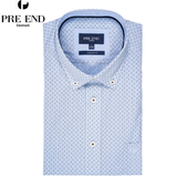 Pre End Napoli Print Blue Shirt Blue