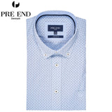 Pre End Napoli Print Blue Shirt Blue