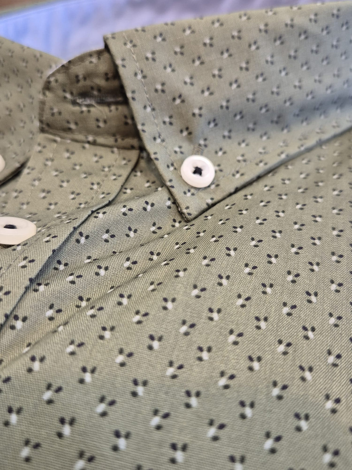 Pre End Napoli Print Green Shirt Green