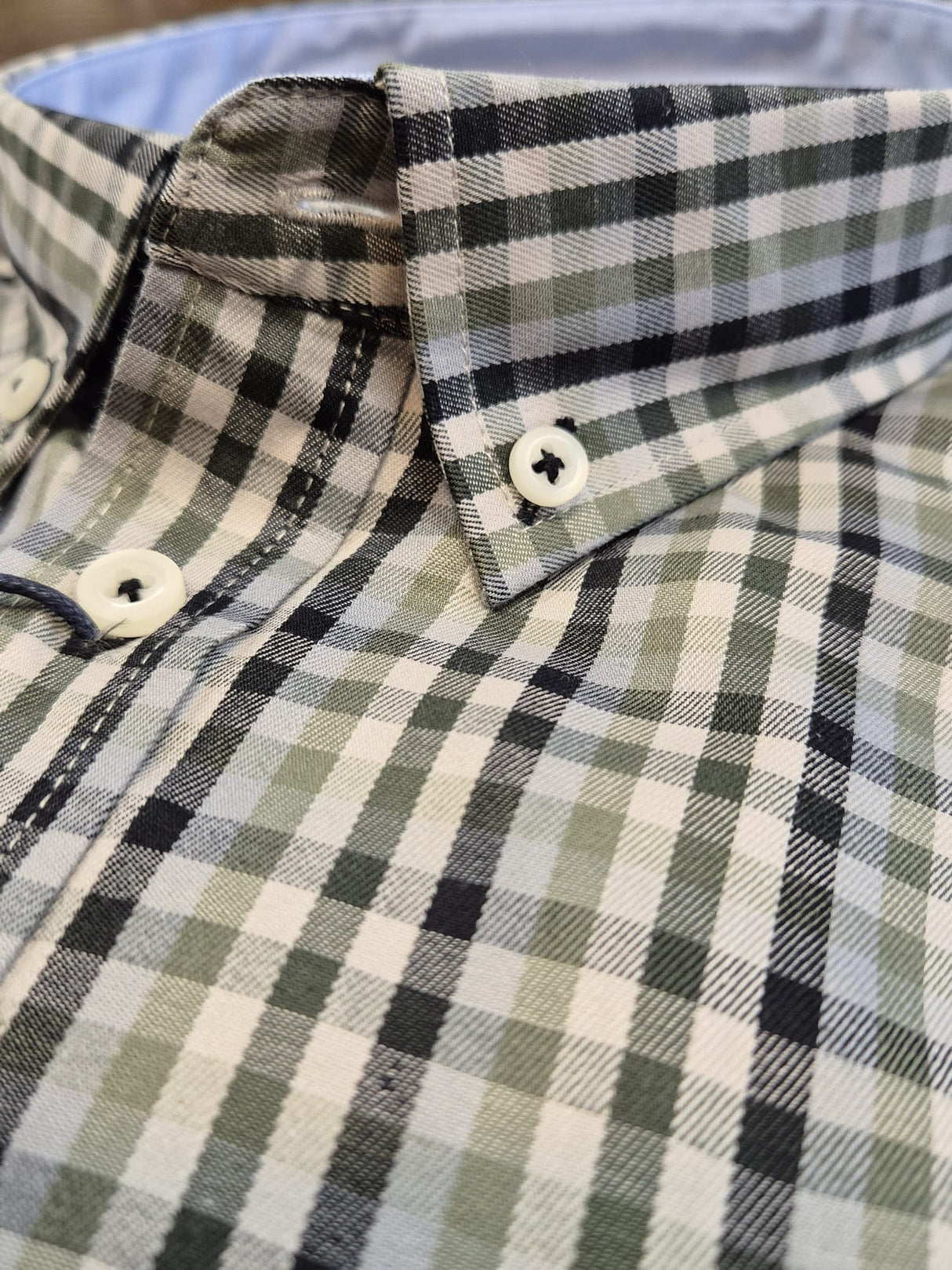 Pre End Rome Check Green Shirt Green