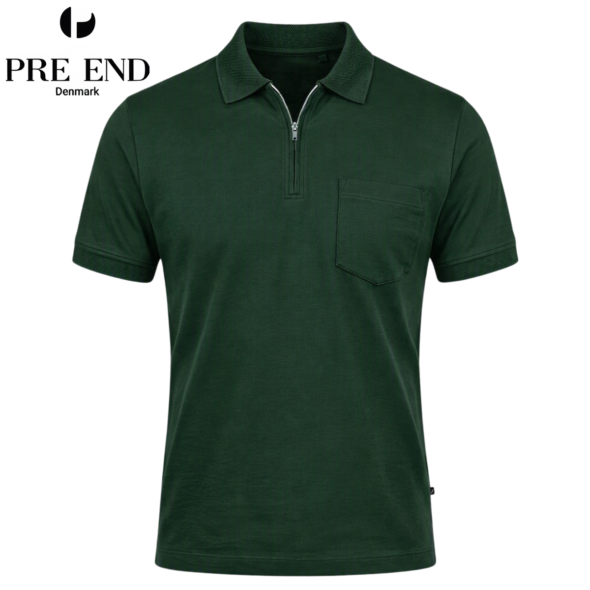 Pre End Sailor Zip Roisin Green Polo Green