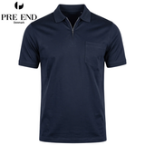 Pre End Sailor Zip Navy Polo Shirt Navy