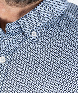 Pre End Andersen Blue Print Shirt Blue