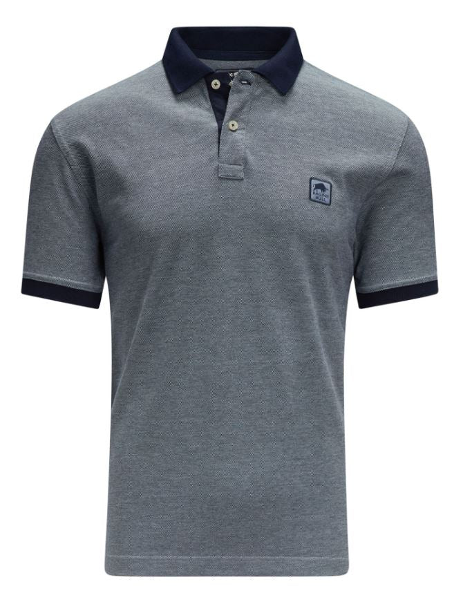 Raging Bull 2-Tone Navy Pique Polo Navy