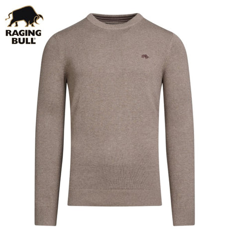 Raging Bull Classic Crew Neck Toast Knit Beige