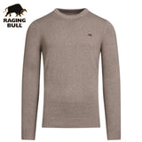 Raging Bull Classic Crew Neck Toast Knit Beige