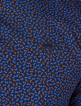 Raging Bull Ditsy Floral Print Shirt Navy