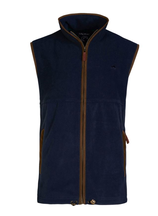 Raging Bull Fleece Navy Gillet Navy