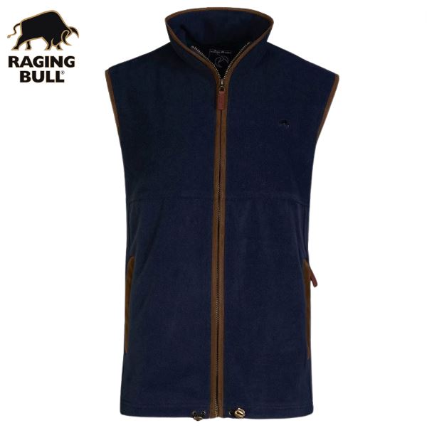 Raging Bull Navy Fleece Gillet Navy