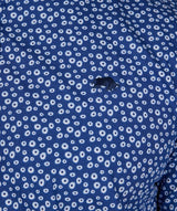 Raging Bull Floral Print Navy Shirt Navy