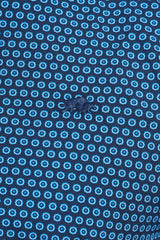 Raging Bull Geo Pattern Navy Shirt Navy