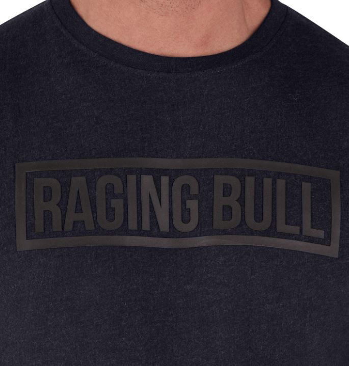 Raging Bull Highbuild Logo Black T-Shirt Black