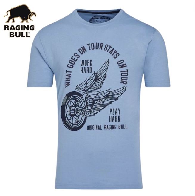 Raging Bull On-Tour Blue T-Shirt Blue