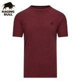 Raging Bull Organic Crew Neck Wine Tee Wine