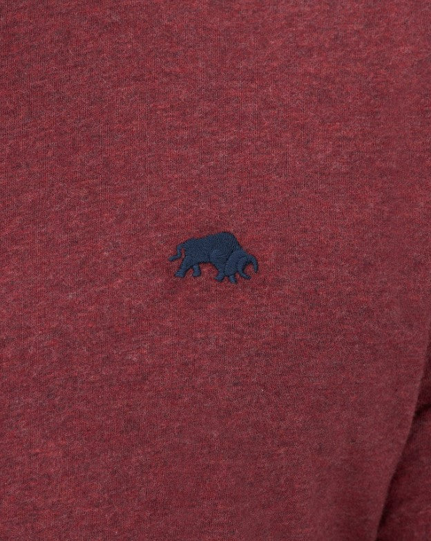 Raging Bull Organic Crew Neck Wine Tee Wine