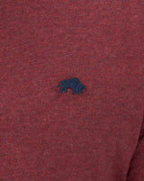 Raging Bull Organic Crew Neck Wine Tee Wine