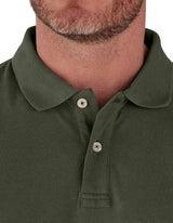 Raging Bull Organic Army Green Polo Green