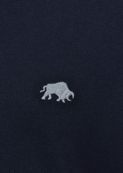 Raging Bull Organic Navy Polo Shirt Navy