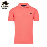 Raging Bull Organic Watermelon Polo Red
