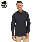 Raging Bull Black Ottoman Weave Shirt Black