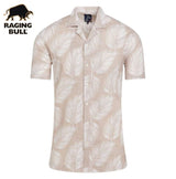 Raging Bull Palm Leaf Sand Shirt Brown