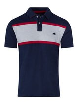Raging Bull Pique Cut & Sew Polo Shirt Navy