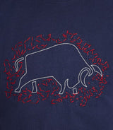 Raging Bull Scatter Stitch Navy T-Shirt Navy