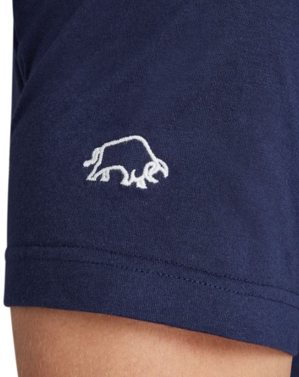 Raging Bull Scatter Stitch Navy T-Shirt Navy